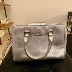 Silver Crossbody Bag
